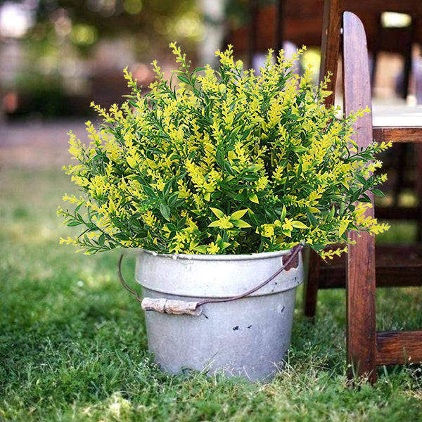 Artificial Lavender 8 Piece Bundle Lifelike Faux Fake Plants for Crafting or Home Decor – Great for Pairing With Bundles of Other Fake/Dried Flowers to Create Lovely Wedding Bouquets