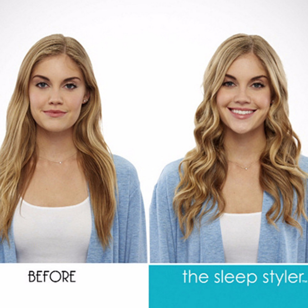 The Sleep Styler For Long Hair NIP 8 Rollers Curlers 6" As seen on Shark Tank US