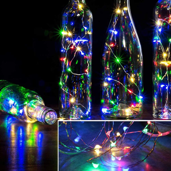Fairy Lights 33Ft 100 LED String Lights USB Powered Silver Wire Decoration Light For Bedroon Dorm Wall Craft Christmas Party Decoration