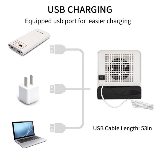 Portable Air Conditioner Fan, Mini Desktop Fans Quiet Misting Evaporative Air Cooling Mist Humidifier for Office Dorm Nightstand Home