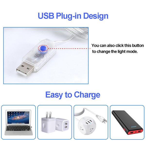 300 LED String Lights 9.8 x 9.8Ft Window Curtain Lights For Home Party Chritmas Bedroom Indoor Outdoor Decor