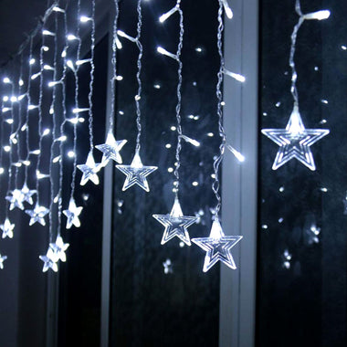 96 LED Star String Lights 11.5Ft Plug in Waterproof Fairy Lights Extendable For Indoor Outdoor Wedding Party Home Christmas Holiday Decoration