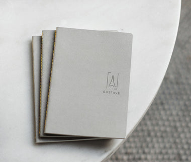 GustaveDesign Hardcover Executive Matte Notebooks Science Journal Kraft