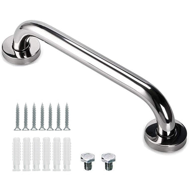 Gustave Stainless Steel Bathroom Shower Grab Bar Handle Safety Hand Rail Support 12 inch