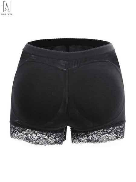 Gustave Women Seamless Butt Lifter Padded Control Panties Hip Enhancer Shaper Lace Underwear