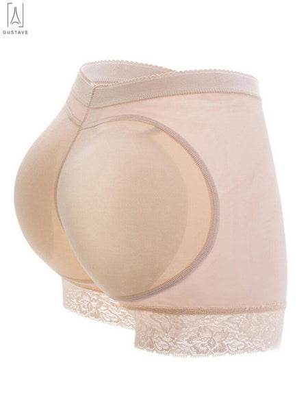 Gustave Women Seamless Butt Lifter Padded Control Panties Hip Enhancer Shaper Lace Underwear