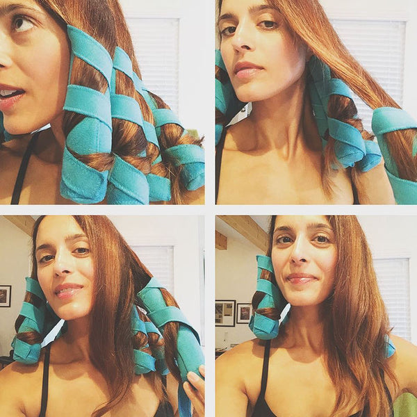 The Sleep Styler For Long Hair NIP 8 Rollers Curlers 6" As seen on Shark Tank US